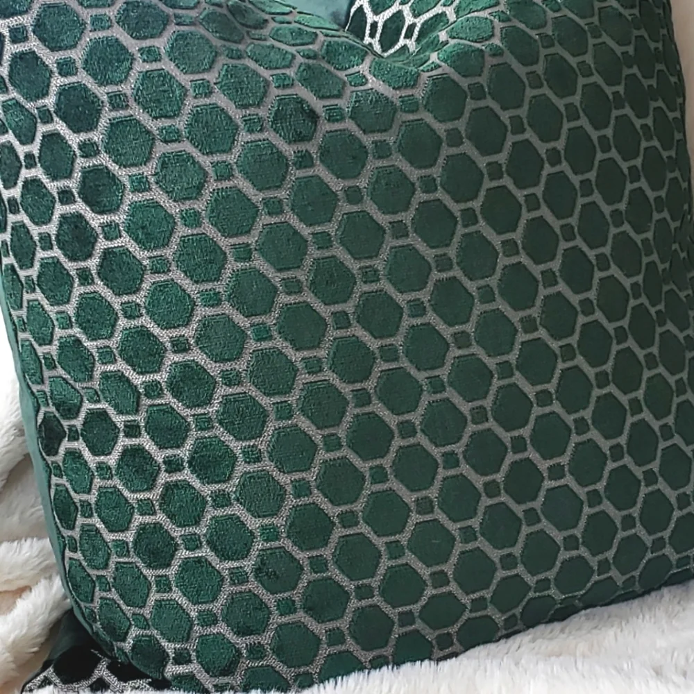 NWT Caldeira Luxury Belgian Velvet Fabric Oversized Pillow
